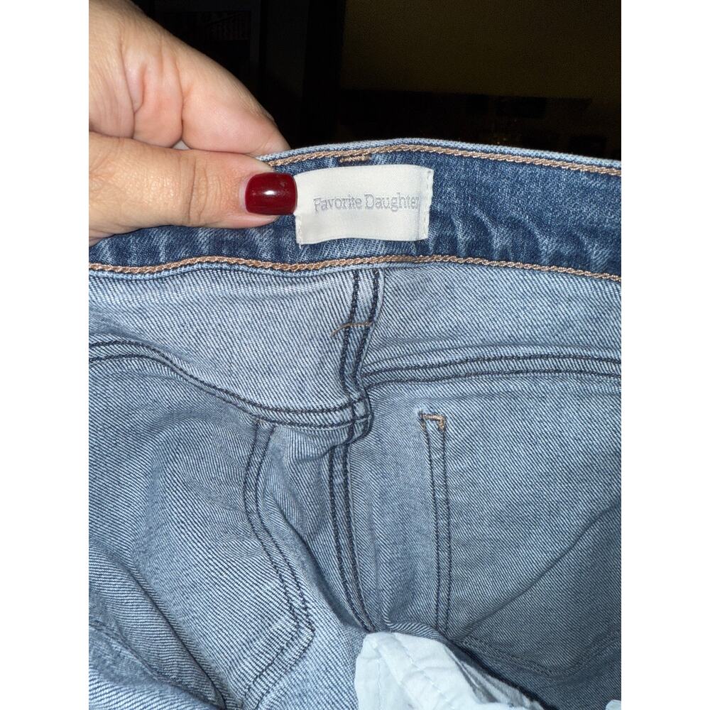 FAVORITE DAUGHTER The Erin High Rise Slim Straight classic denim jeans 32 - Picture 7 of 12